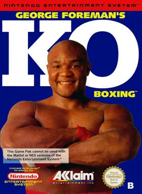 George Foreman's KO Boxing (Europe) box cover front